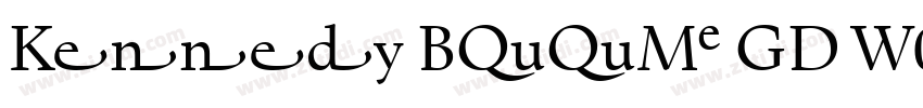Kennedy Book GD W01字体转换
